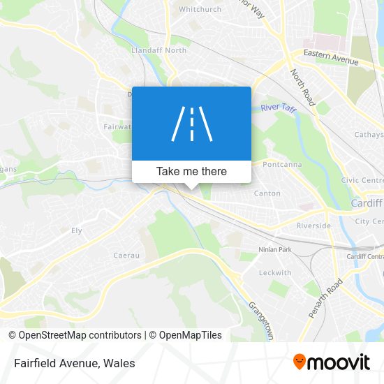 Fairfield Avenue map
