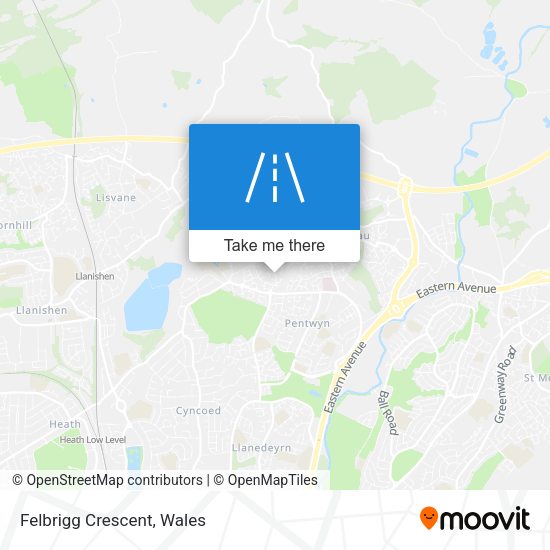 Felbrigg Crescent map