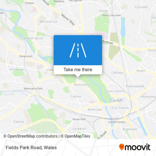 Fields Park Road map