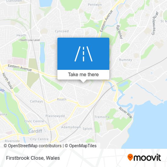 Firstbrook Close map