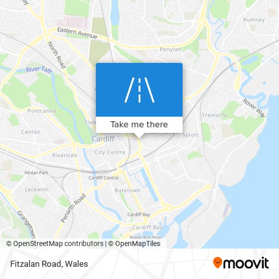 Fitzalan Road map