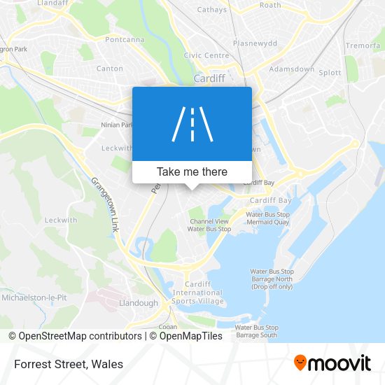 Forrest Street map