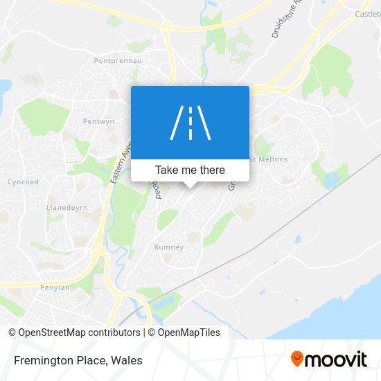 Fremington Place map