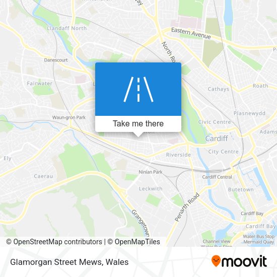 Glamorgan Street Mews map