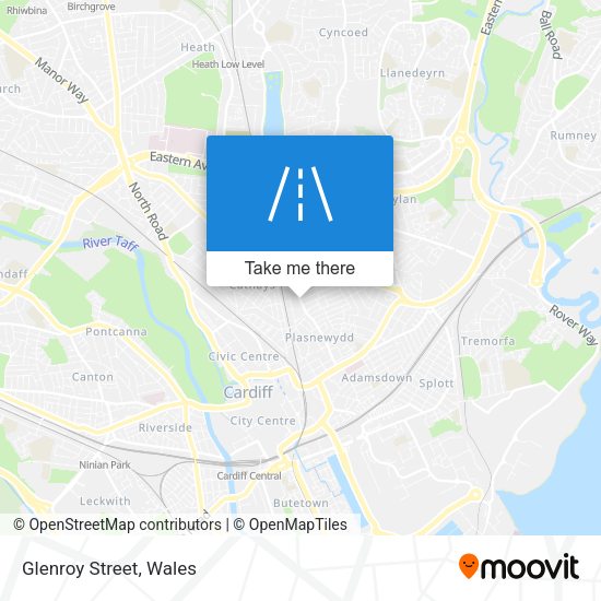 Glenroy Street map