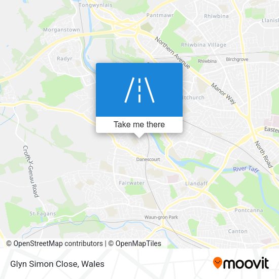 Glyn Simon Close map