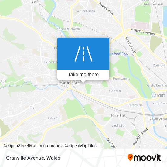 Granville Avenue map