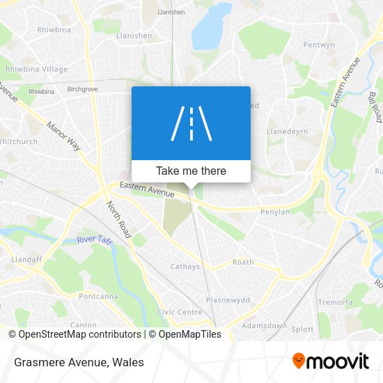 Grasmere Avenue map