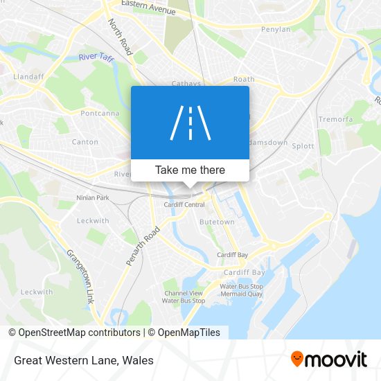 Great Western Lane map