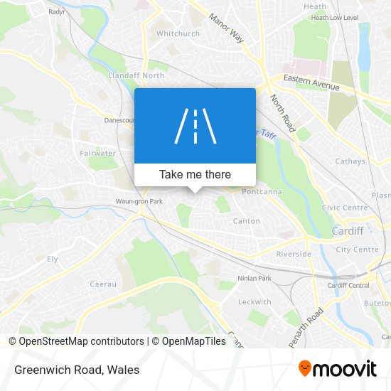 Greenwich Road map