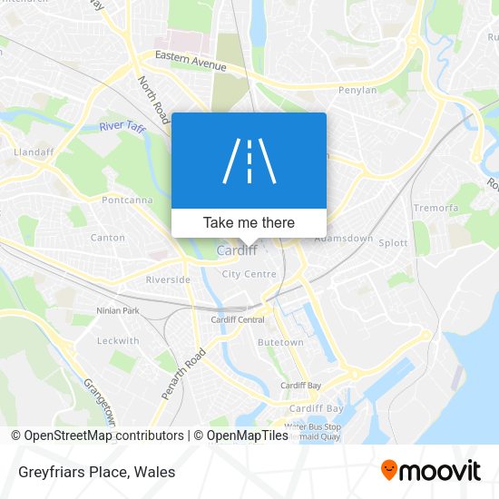 Greyfriars Place map