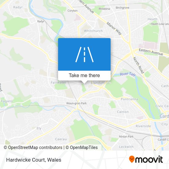 Hardwicke Court map