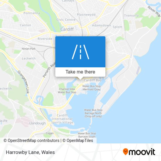 Harrowby Lane map