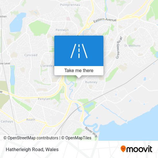 Hatherleigh Road map