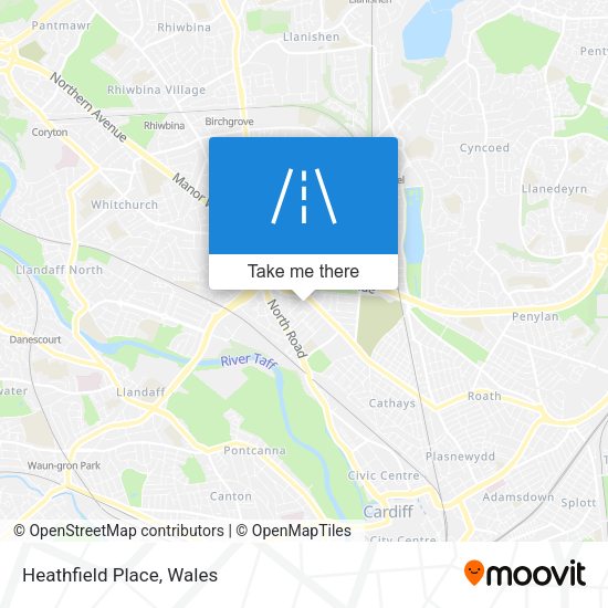 Heathfield Place map