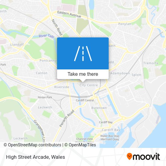 High Street Arcade map