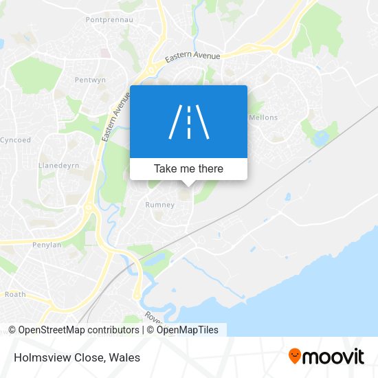 Holmsview Close map