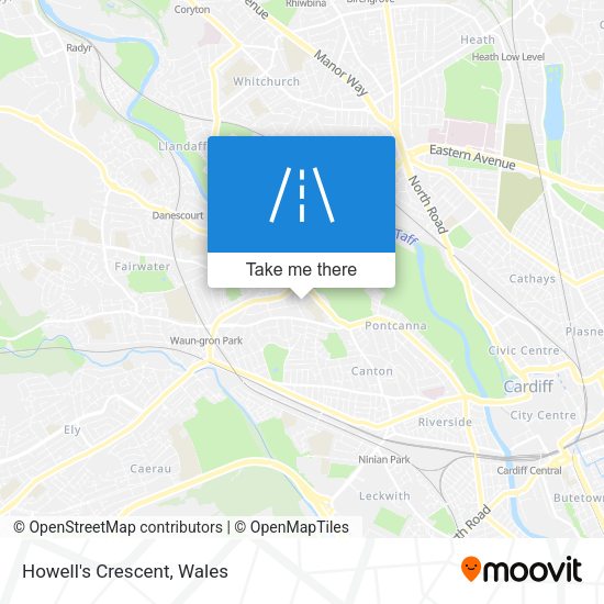 Howell's Crescent map