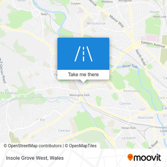 Insole Grove West map