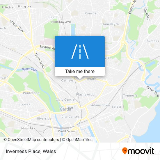 Inverness Place map