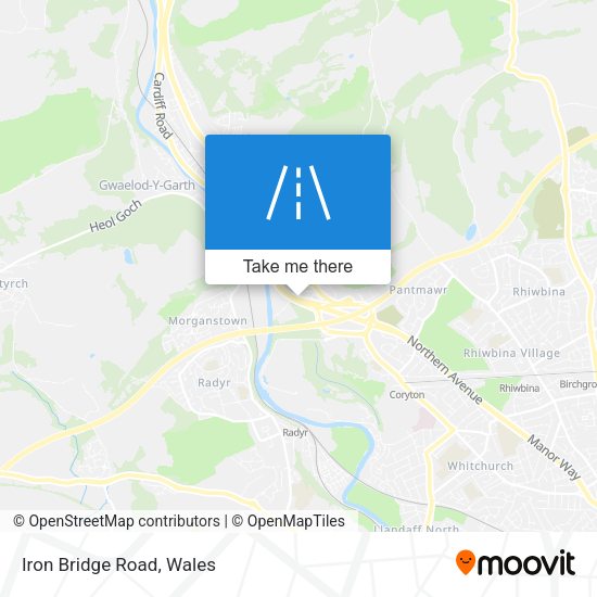 Iron Bridge Road map