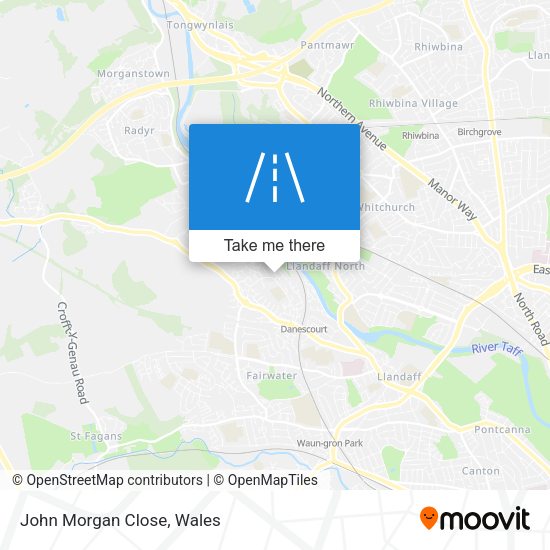 John Morgan Close map