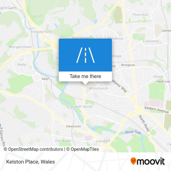 Kelston Place map