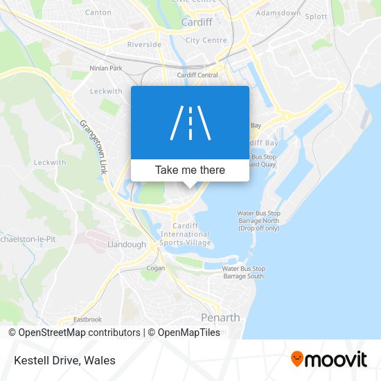 Kestell Drive map
