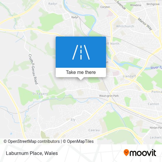 Laburnum Place map