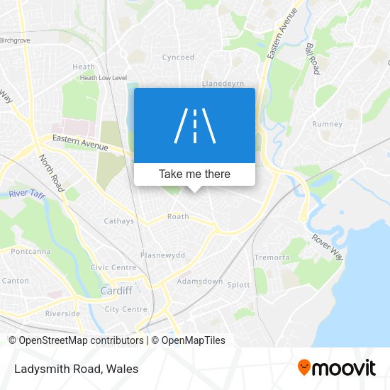 Ladysmith Road map