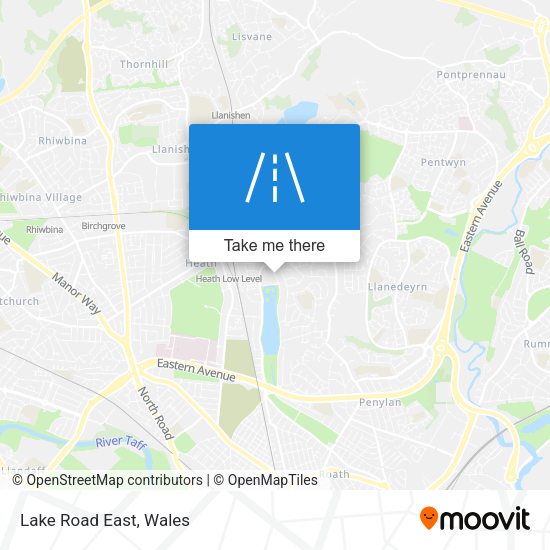 Lake Road East map