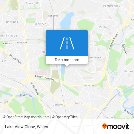 Lake View Close map