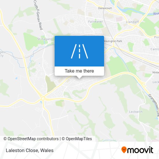 Laleston Close map
