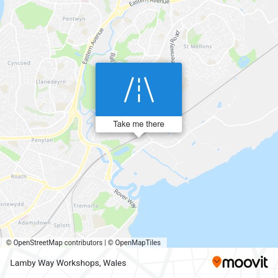 Lamby Way Workshops map