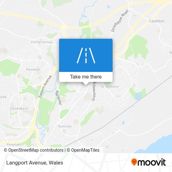 Langport Avenue map