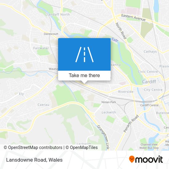 Lansdowne Road map