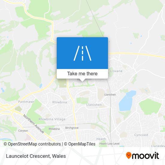 Launcelot Crescent map