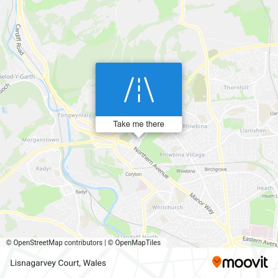 Lisnagarvey Court map