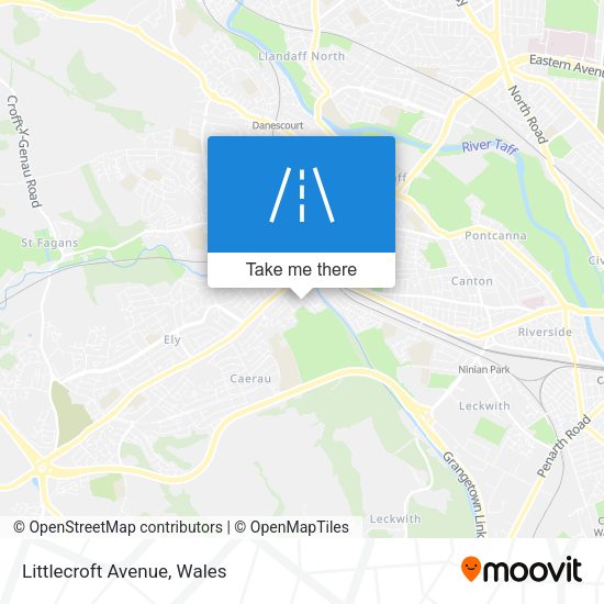 Littlecroft Avenue map