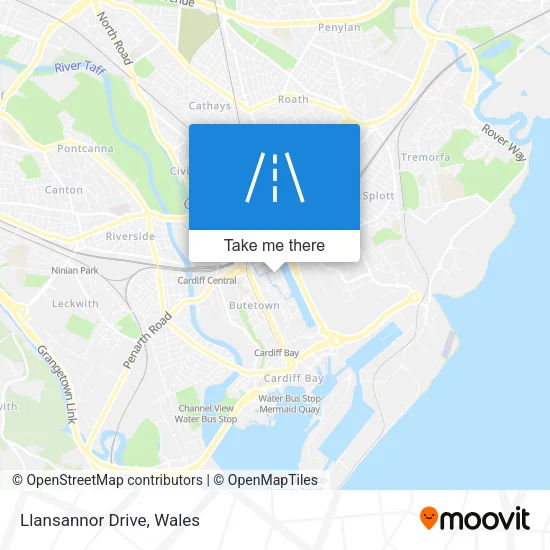 Llansannor Drive map