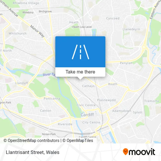 Llantrisant Street map
