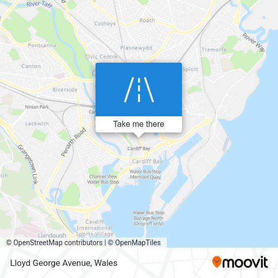 Lloyd George Avenue map