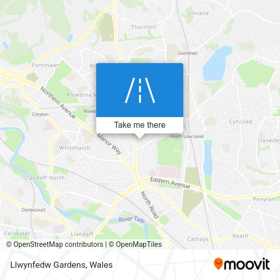 Llwynfedw Gardens map
