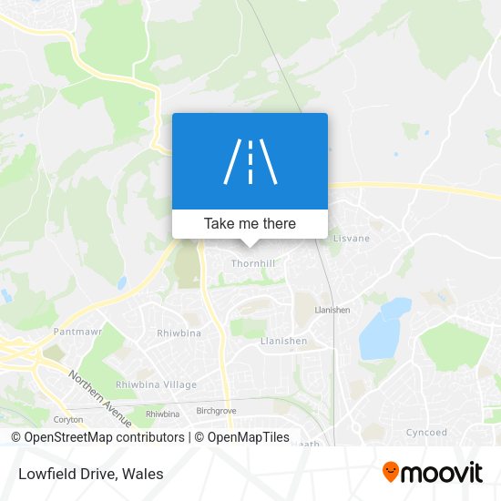 Lowfield Drive map