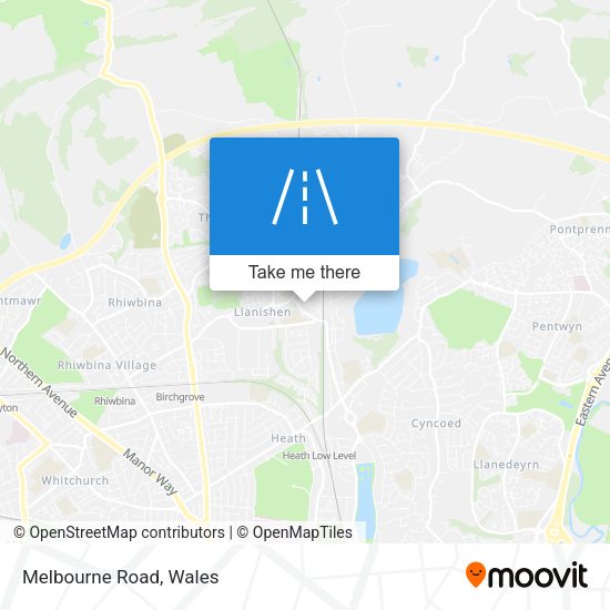 Melbourne Road map