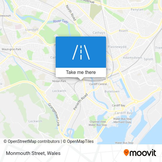 Monmouth Street map