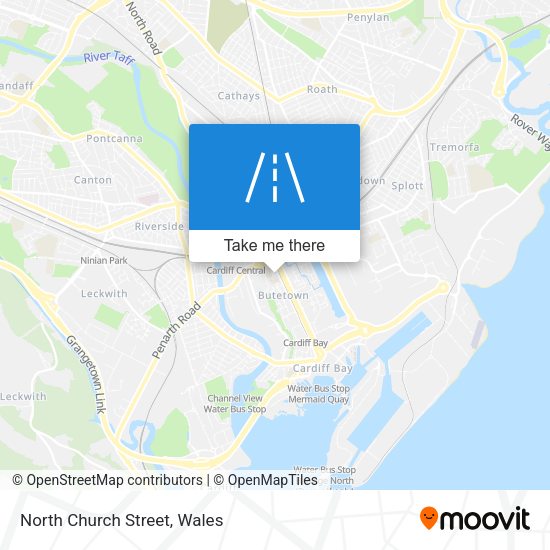 North Church Street map