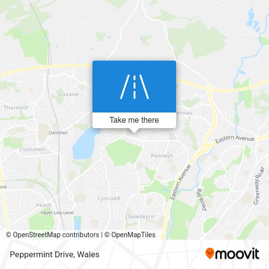 Peppermint Drive map
