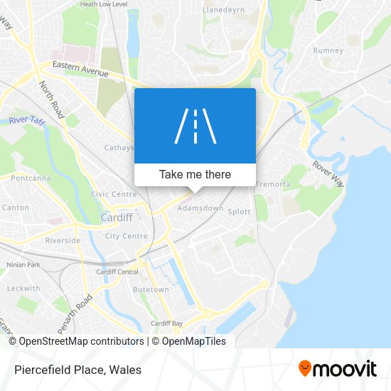 Piercefield Place map