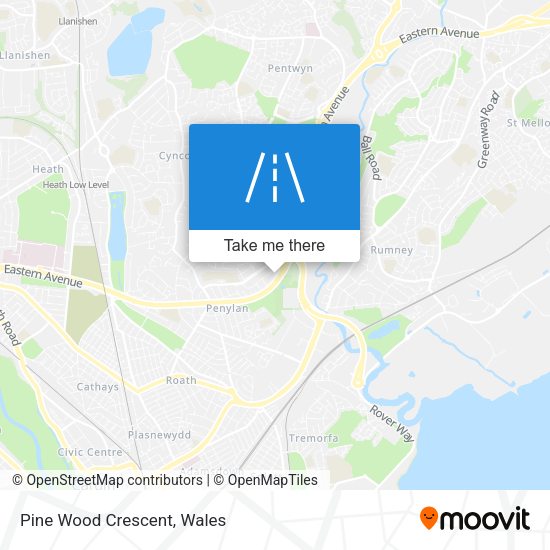 Pine Wood Crescent map